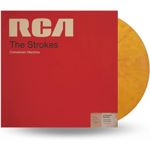 THE STROKES - COMEDOWN MACHINE (LP - giallo&rosso marbled | rem23 - 2013)