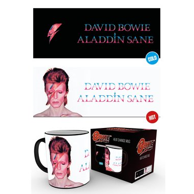 DAVID BOWIE - ALADDIN SANE - TAZZA CAMBIA COLORE