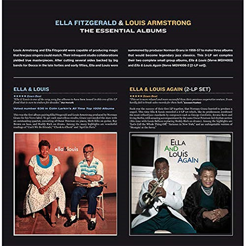 ELLA FITZGERALD & LOUIS ARMSTRONG - ELLA & LOUIS  the essential albums (3LP - deluxe edt)