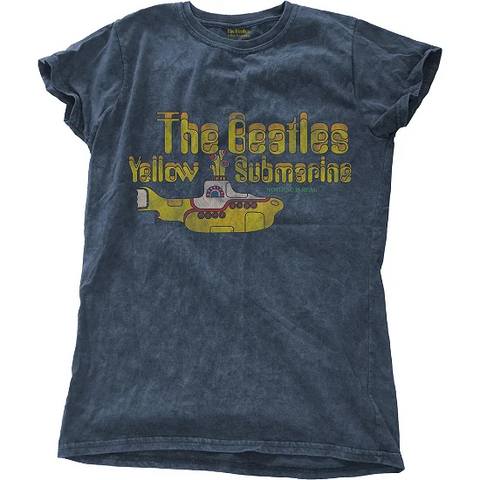 THE BEATLES - YELLOW SUBMARINE: snow wash - donna  t-shirt