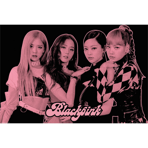 BLACKPINK - GROUP PINK - poster - 830 - 61x91.5cm