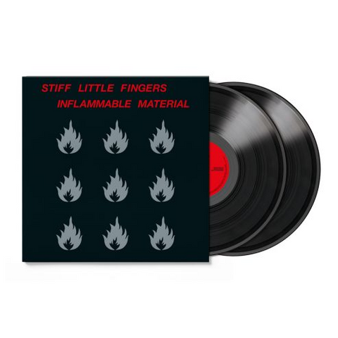 STIFF LITTLE FINGERS - INFLAMMABLE MATERIAL (2LP - REM25 - 1979)