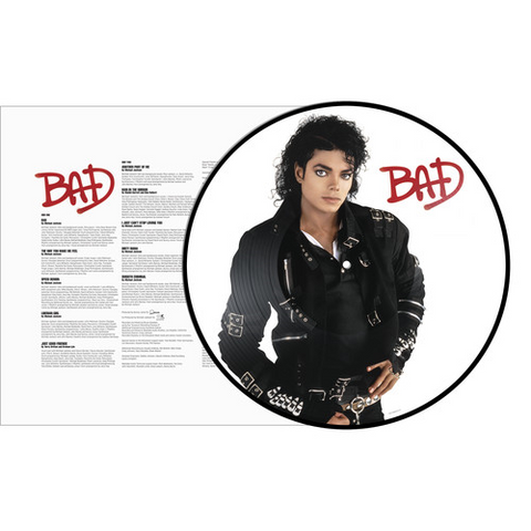 MICHAEL JACKSON - BAD (LP - 1987 - PICTURE DISC)