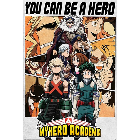 MY HERO ACADEMIA - BE A HERO - 889 - maxi poster