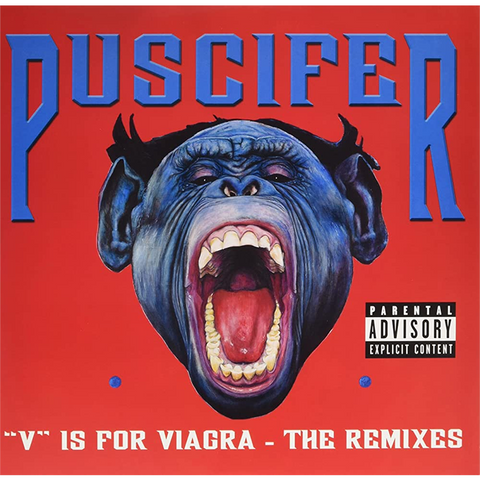 PUSCIFER - V IS FOR VIAGRA: THE REMIXES (2LP - REM23 - 2008)