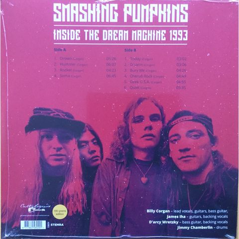 SMASHING PUMPKINS - INSIDE THE DREAM MACHINE (LP - LIVE - 1993)