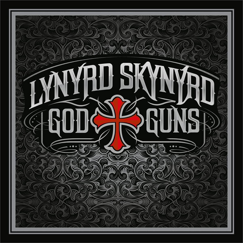LYNTRD SKYNYRD - GOD GUNS (LP - silver | ltd num 1500 copies | rem23 - 2009)