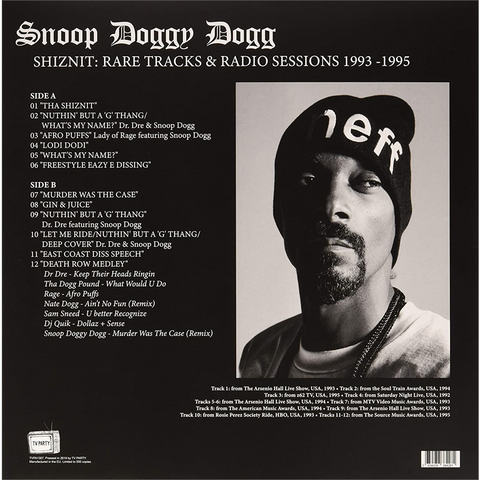 SNOOP DOGG - SHIZNIT: rare tracks & radio sessions (LP - '93-'95)