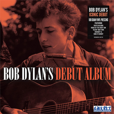 BOB DYLAN - DEBUT ALBUM (LP - rem20 - 1962)