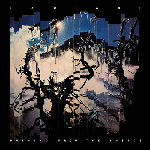 BAUHAUS - BURNING FROM THE INSIDE (LP - 1983 - blue vinyl)