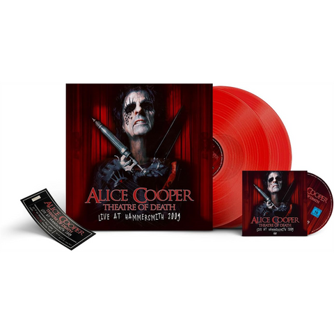ALICE COOPER - THEATRE OF DEATH: live at hammersmith 2009 (2LP+CD - rosso - 2024)