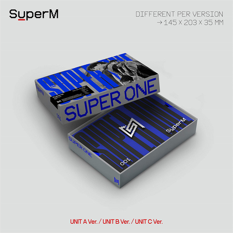 SUPERM - THE 1st ALBUM 'SUPER ONE' (2020 - unit b version cd+book+poster)